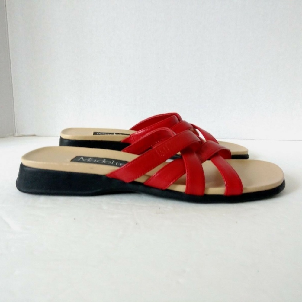 Madeline Kitten Women's US 6 M Red Slip On Sandals